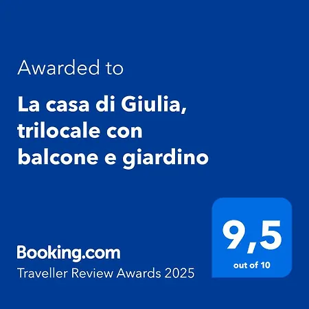 La Casa Di Giulia, Trilocale Con Balcone E Giardino Appartement *
